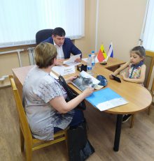 Руководитель управы Левобережного района Олег Копытин провел  очередной прием граждан